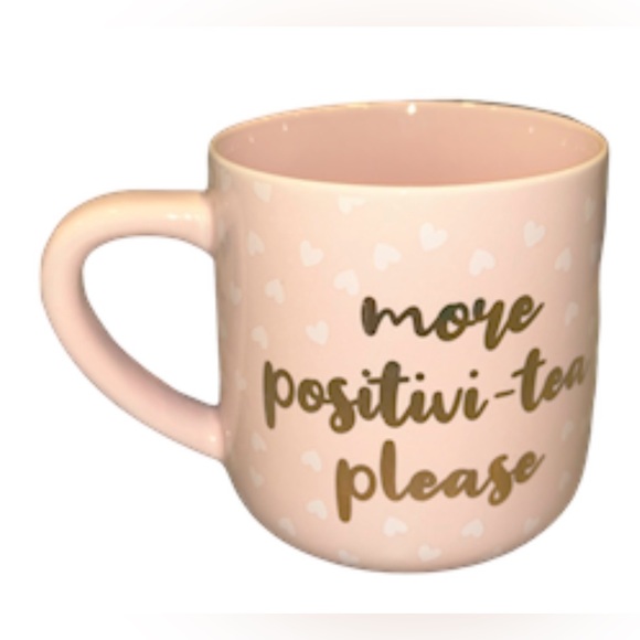 🩷INSPIRATIONAL MUG!! “MORE POSITIVI-TEA PLEASE” START YOUR DAY POSITIVE 🩷 - Picture 7 of 13